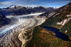 Taku Glacier and Lake